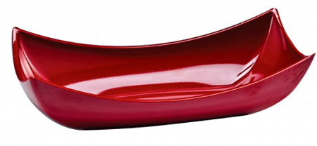 Platouri si boluri melamina - RAKI Bol dreptunghiular melamina, 47,5x26xh8cm, rosu