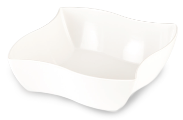 Produse - RAKI Bol melamina, 28x28xh9,5cm, alb