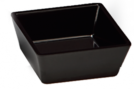 Produse - RAKI Bol melamina patrat, 9x9xh3,5cm, negru