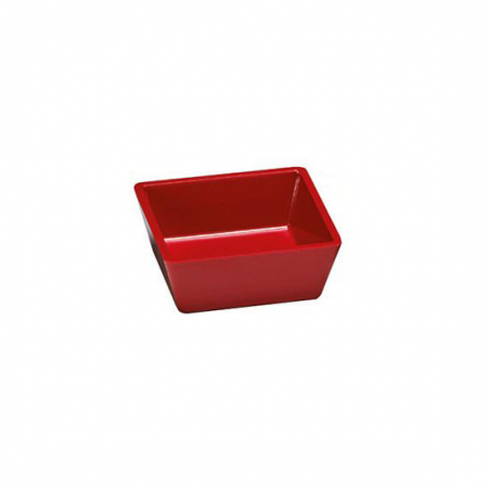Produse - RAKI Bol melamina patrat, 9x9xh3,5cm, rosu