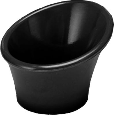 Produse - RAKI Bol oblic melamina, D7,5xh6cm, negru