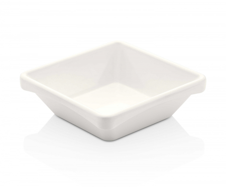Platouri si boluri melamina - RAKI Bol patrat melamina, 11,5x11,5xh5,5cm, 207ml, alb