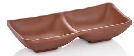 Produse - RAKI Bol ramekin dublu melamina, 17,5x8,7xh3,4cm, cappuccino