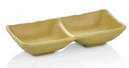 Platouri si boluri melamina - RAKI Bol ramekin dublu melamina, 17,5x8,7xh3,4cm, verde
