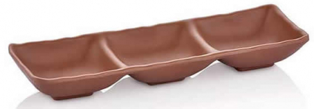 Produse - RAKI Bol ramekin triplu melamina, 26,5x8,8xh3,7cm, cappuccino