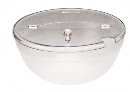 Platouri si boluri policarbonat - RAKI Bol rotund cu capac, D26cm, policarbonat transparent