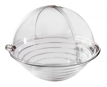 Platouri si boluri policarbonat - RAKI Bol rotund cu capac rolltop, D34cm, policarbonat