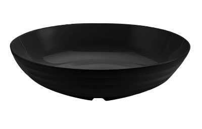 Produse - RAKI Bol rotund melamina, D33xh8cm, culoare neagra