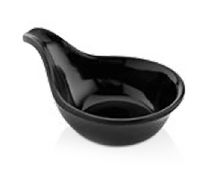 Produse - RAKI Bol sos cu maner, 10,5x7,5cm, 80ml, melamina, negru