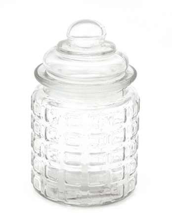 Depozitare, suporturi si accesorii - RAKI Borcan sticla 270ml, cu capac