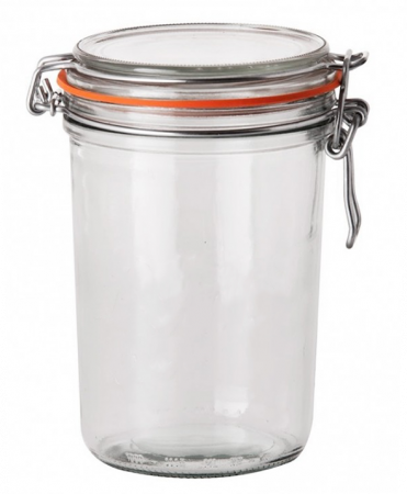 Borcane, recipiente si accesorii - RAKI Borcan sticla 500ml, cu capac ermetic