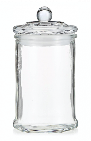 Depozitare, suporturi si accesorii - RAKI Borcan sticla, cu capac sticla si garnitura silicon, D6xh11cm, 150ml