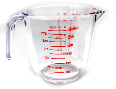 Produse - RAKI Cana gradata 300ml, plastic