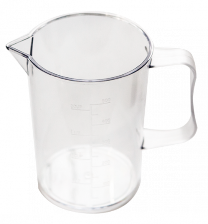 Ustensile de masurat de bucatarie - RAKI Cana gradata policarbonat, 500ml, D9xh12,4cm