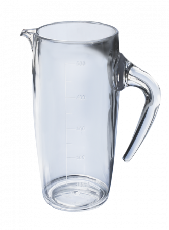 Carafe, decantoare, cani - RAKI Cana gradata acrilica bar 500ml