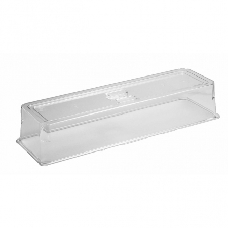 Display-uri si suporturi - RAKI Capac pentru tava gastronorm 2/4 100mm, 53,5x17,1xh10cm, policarbonat transparent