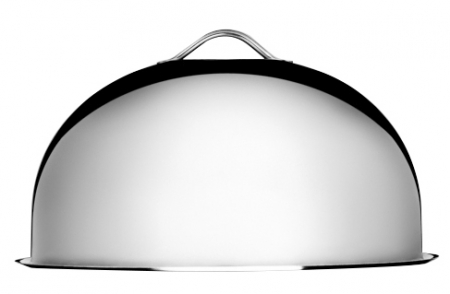 Platouri si boluri inox - RAKI Capac clos D24cm, inox, pentru servire hotel, restaurant, room service, N-1
