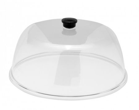 Display-uri si suporturi - RAKI Capac tip cupola rotund pentru tava servire, D30cm, policarbonat, transparent