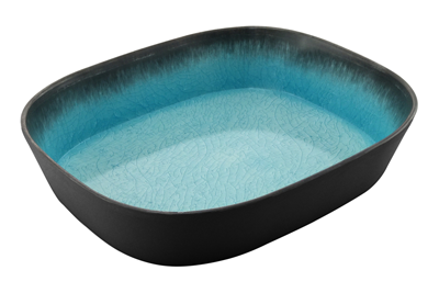 Tavi GN melamina - RAKI CAPSULE Tava melamina gastronorm 1/2 325x265x65mm albastra (116412BK25)