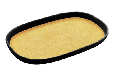 Tavi GN melamina - RAKI CAPSULE Tava melamina gastronorm 1/4 265x162x20mm galbena (116714BK26)