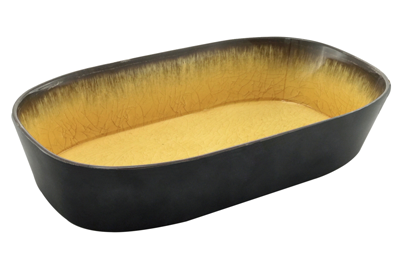 Tavi GN melamina - RAKI CAPSULE Tava melamina gastronorm 1/4 265x162x65mm galbena (116414BK26)