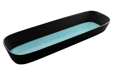 Tavi GN melamina - RAKI CAPSULE Tava melamina gastronorm 2/4 530x162x65mm albastra (116424BK25)