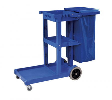 Carucioare curatenie - RAKI Carucior curatenie profesional multifunctional 121x49x99cm albastru, fara galeata