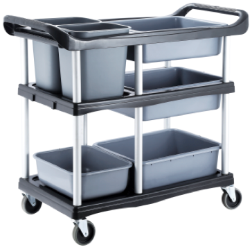 Carucioare catering - RAKI Carucior debarasare 47x29xh104cm