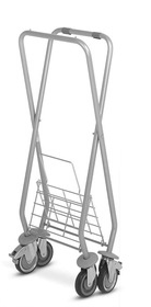 RAKI Carucior hotelier pliabil cu sac PVC lenjerie murdara 40x43cm [1]