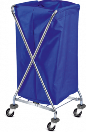 Carucioare curatenie - RAKI Carucior hotelier pliabil cu sac PVC lenjerie murdara 40x43cm