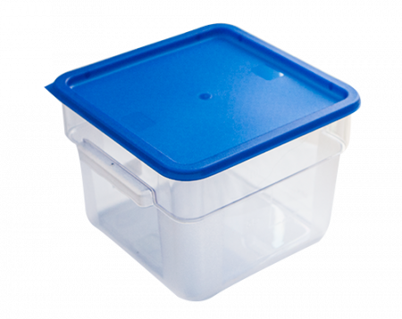 Organizare - RAKI Caserola depozitare alimente, cu capac, din policarbonat 12lt, 28,5x28,5xh21cm