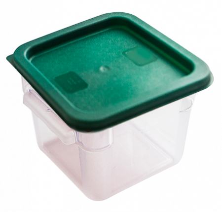 Depozitare, suporturi si accesorii - RAKI Caserola depozitare alimente, cu capac, din policarbonat 4lt, 18x18xh19cm