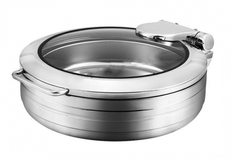 Chafing dish - RAKI Chafing dish cu inductie rotund 6l 35cm, 44,5x55xh17cm, inox (HC-931111)
