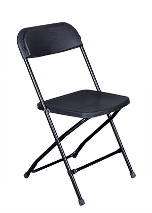 Mobilier catering - RAKI CLASIC Scaun metalic pliant catering culoare neagra