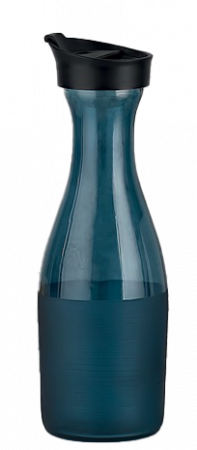 Carafe, decantoare, cani - RAKI COBALT Carafa din sticla cu capac 1l, albastra
