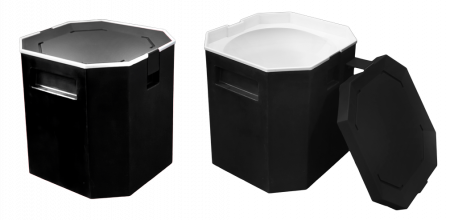 Frapiere, ghetiere si accesorii - RAKI Container termic pentru gheata 13l negru