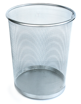 Cosuri de gunoi - RAKI Cos de gunoi din plasa metalica 29xh33,2cm gri