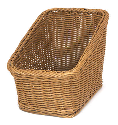 Produse - RAKI Cos dreptunghiular 25x17xh13xH22cm pentru baghete, paine, maro