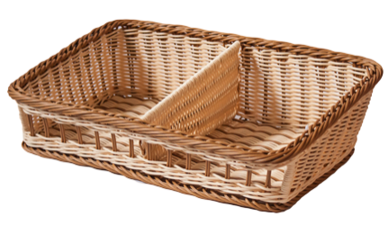 Produse - RAKI Cos dreptunghiular cu 2 compartimente 49x31x10cm pentru baghete, paine