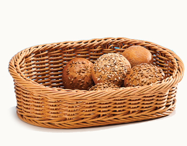 Produse - RAKI Cos paine oval polipropilena 30x45xh14cm