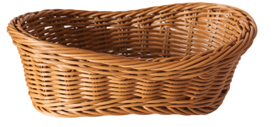 Cosuri paine bufet - RAKI Cos paine oval servire 29x19x10cm, maro