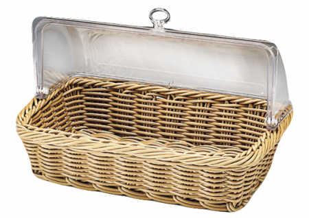 Produse - RAKI Cos patiserie dreptunghiular cu capac roll top 44x29xh11cm