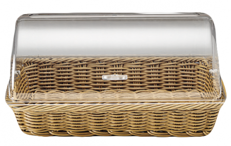 Produse - RAKI Cos patiserie dreptunghiular cu capac roll top 55x35xh10cm