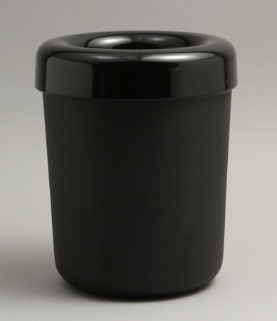 RAKI Cos pentru gunoi masa, suport tacamuri, D13xh15cm, negru [1]