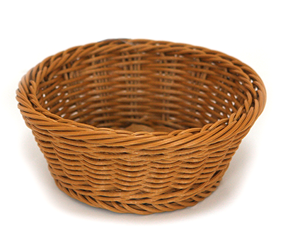 Servirea mesei - RAKI Cos rotund servire paine 18,5x7,5cm, maro