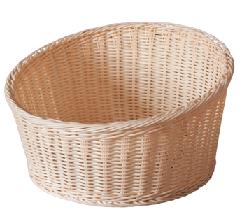 Produse - RAKI Cos rotund servire paine 36xh10xH20cm, crem