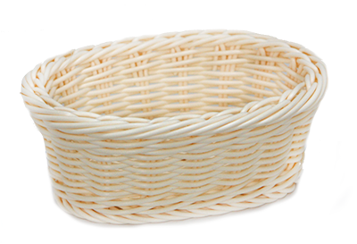 Servirea mesei - RAKI Cos servire paine oval 20x13x8cm, crem