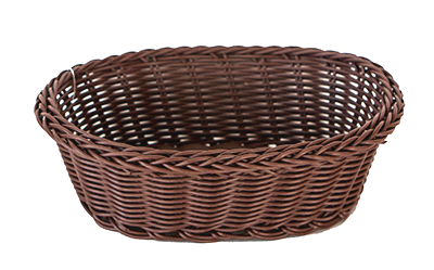 Servirea mesei - RAKI Cos servire paine oval 21x16x7cm, maro