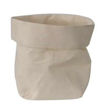 Servirea mesei - RAKI Cos textil paine D15xh26cm, alb