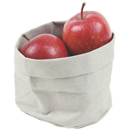 Servirea mesei - RAKI Cos textil paine, fructe D13xh15cm, alb